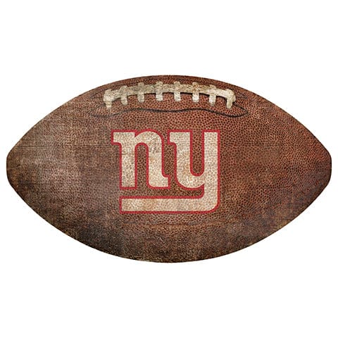 Fan Creations 12" Wall Art New York Giants 12" Football Shaped Sign