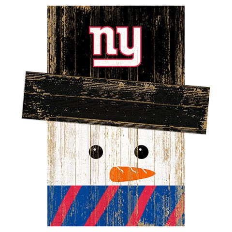 Fan Creations Large Holiday Head New York Giants Snowman Head
