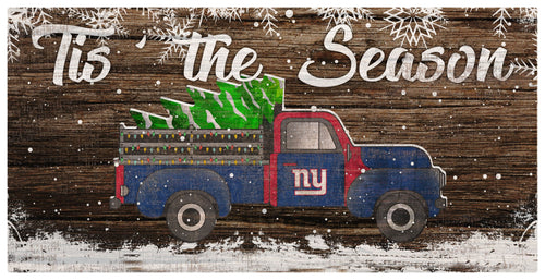 Fan Creations Holiday Home Decor New York Giants Tis The Season 6x12