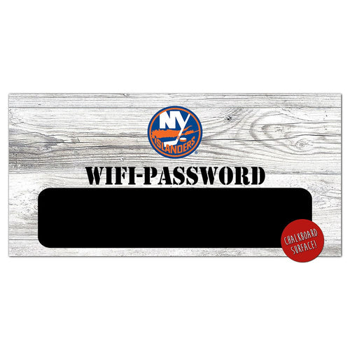 Fan Creations 6x12 Horizontal New York Islanders Wifi Password 6x12 Sign
