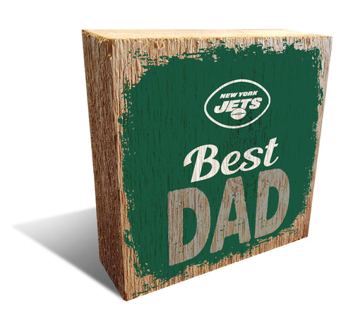 Fan Creations Desktop Stand New York Jets Best Dad Block