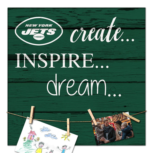 Fan Creations Desktop Stand New York Jets Create Dream Inspire 18x18