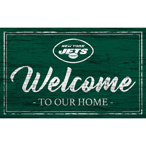 Fan Creations 11x19 New York Jets Team Color Welcome 11x19 Sign
