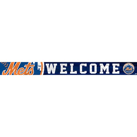 Fan Creations Strips New York Mets 16in. Welcome Strip