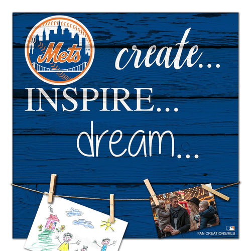 Fan Creations Desktop Stand New York Mets Create Dream Inspire 18x18