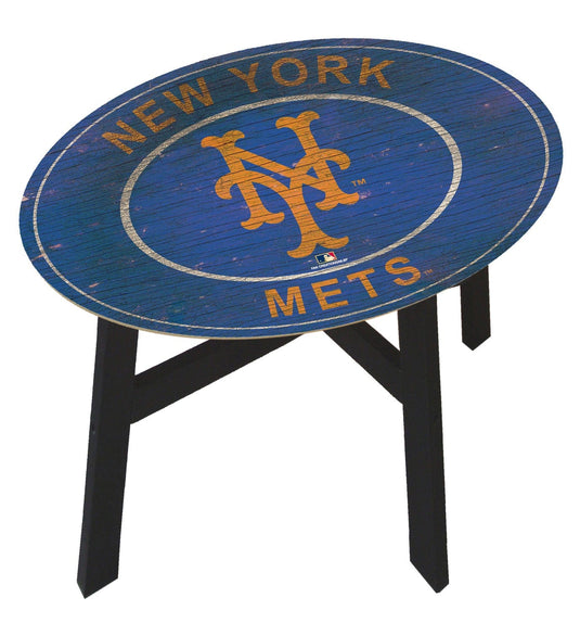 Fan Creations Home Decor New York Mets  Heritage Logo Side Table