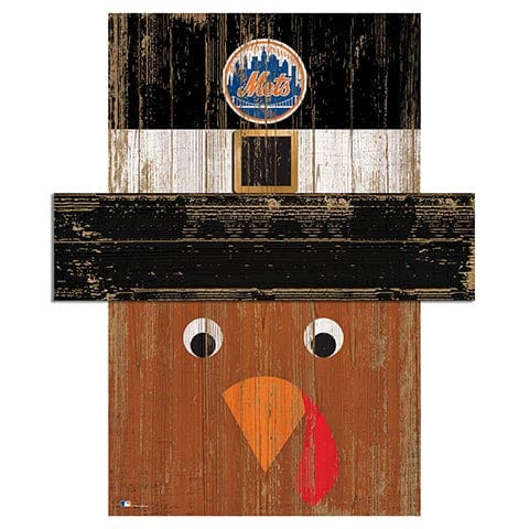 Fan Creations Large Holiday Head New York Mets Turkey Head