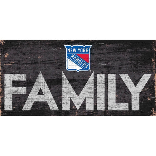 Fan Creations 6x12 Vertical New York Rangers Family 6x12