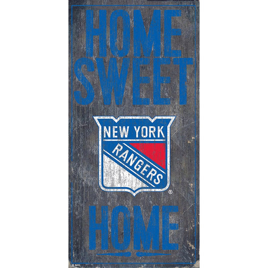 Fan Creations 6x12 Vertical New York Rangers Home Sweet Home 6x12