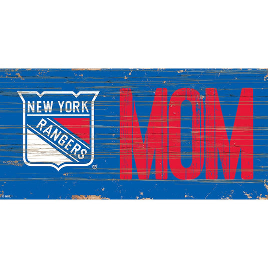 Fan Creations 6x12 Horizontal New York Rangers MOM 6x12 Sign