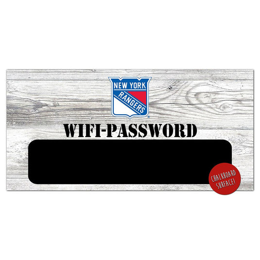 Fan Creations 6x12 Horizontal New York Rangers Wifi Password 6x12 Sign
