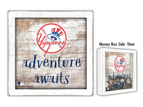 Fan Creations Desktop Stand New York Yankees Adventure Awaits Money Box