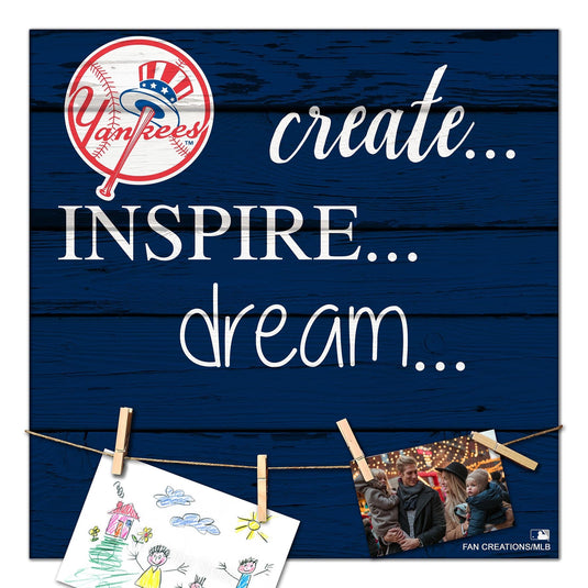 Fan Creations Desktop Stand New York Yankees Create Dream Inspire 18x18