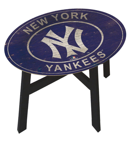 Fan Creations Home Decor New York Yankees  Heritage Logo Side Table