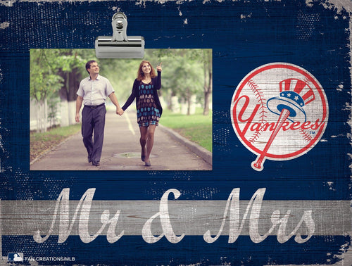 Fan Creations Desktop Stand New York Yankees Mr & Mrs Clip Frame