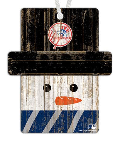 Fan Creations Ornament New York Yankees Snowman Ornament