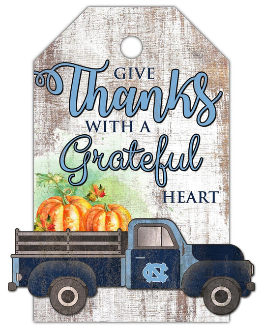 Fan Creations Holiday Home Decor North Carolina Gift Tag and Truck 11x19