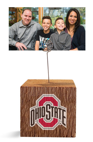 Fan Creations Desktop Stand Ohio State Block Spiral Photo Holder