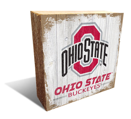 Fan Creations Desktop Stand Ohio State Team Logo Block