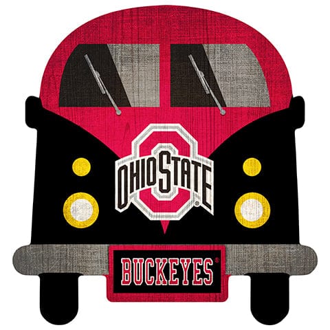 Fan Creations Team Bus Ohio State University 12" Team Bus Sign