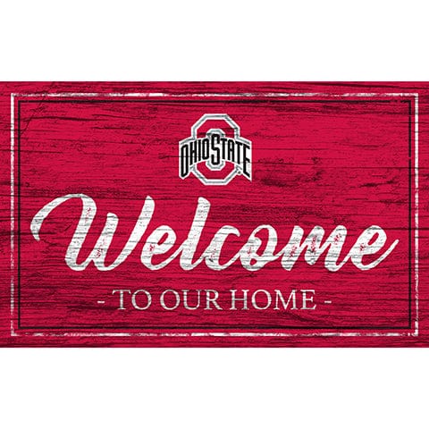 Fan Creations 11x19 Ohio State University Team Color Welcome 11x19 Sign