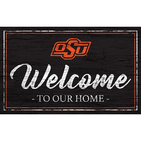 Fan Creations 11x19 OK State Team Color Welcome 11x19 Sign