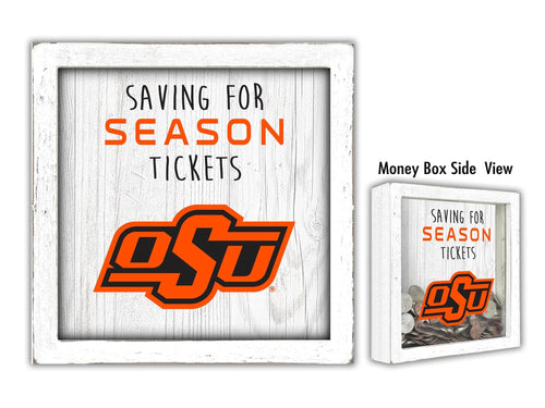 Fan Creations Desktop Stand Oklahoma State Saving For Tickets Money Box