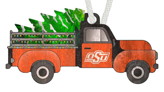 Fan Creations Holiday Home Decor Oklahoma State Truck Ornament