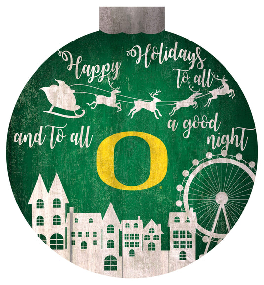 Fan Creations Holiday Home Decor Oregon Christmas Village 12in
