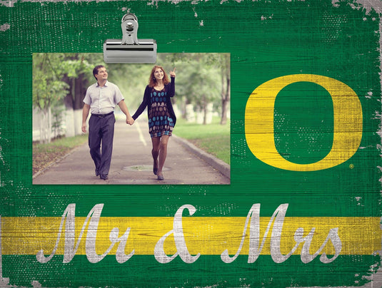 Fan Creations Desktop Stand Oregon Mr & Mrs Clip Frame
