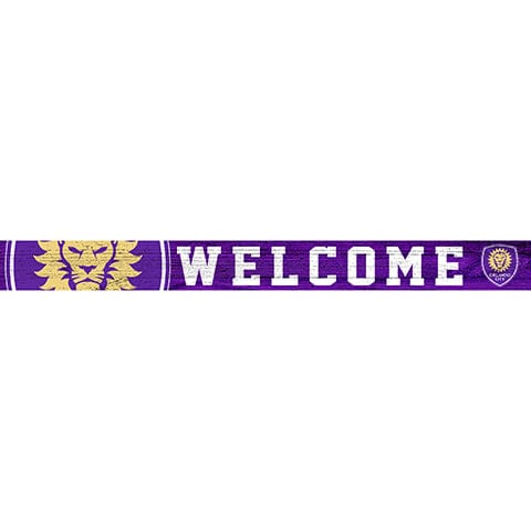 Fan Creations Strips Orlando City 16in. Welcome Strip