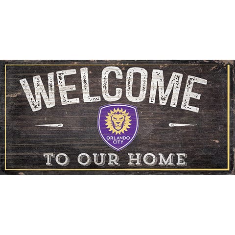 Fan Creations 6x12 Horizontal Orlando City Welcome Sign