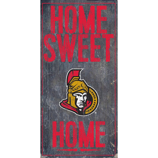 Fan Creations 6x12 Vertical Ottawa Senators Home Sweet Home 6x12