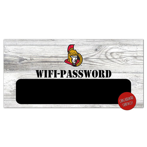 Fan Creations 6x12 Horizontal Ottawa Senators Wifi Password 6x12 Sign