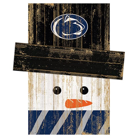 Fan Creations Large Holiday Head Penn State University Snowman Head