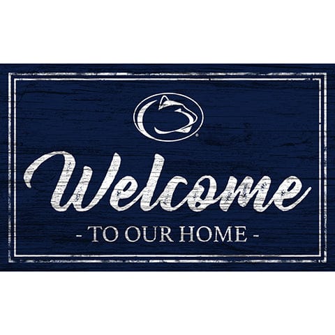 Fan Creations 11x19 Penn State University Team Color Welcome 11x19 Sign