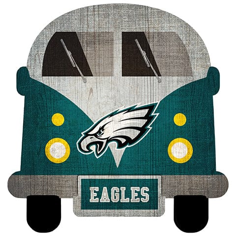 Fan Creations Team Bus Philadelphia Eagles 12" Team Bus Sign