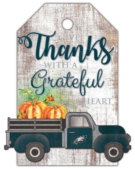 Fan Creations Holiday Home Decor Philadelphia Eagles Gift Tag and Truck 11x19