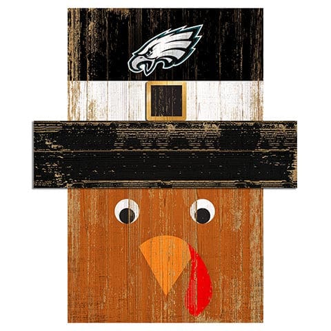 Fan Creations Large Holiday Head Philadelphia Eagles Turkey Head
