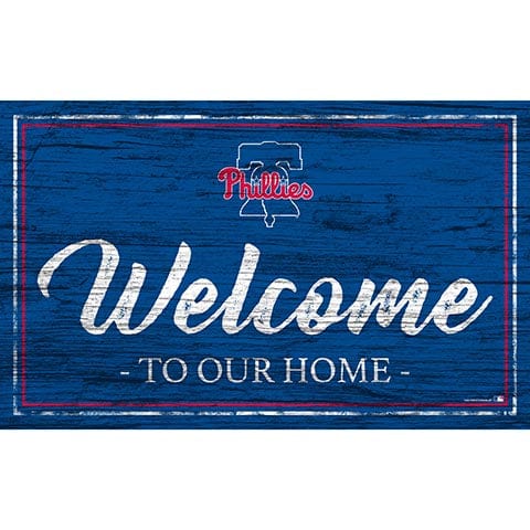 Fan Creations 11x19 Philadelphia Phillies Team Color Welcome 11x19 Sign
