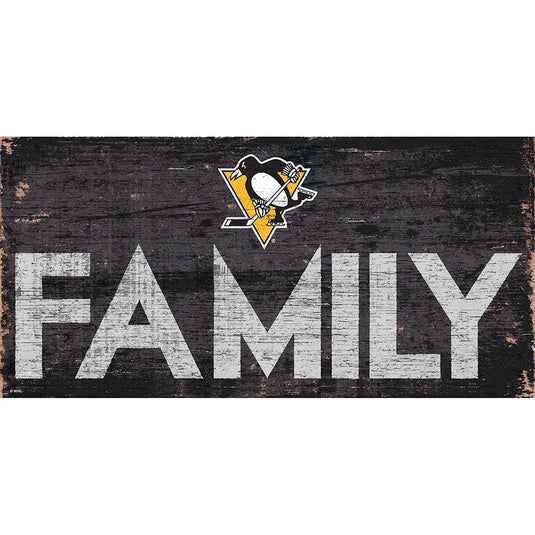 Fan Creations 6x12 Vertical Pittsburgh Penguins Family 6x12