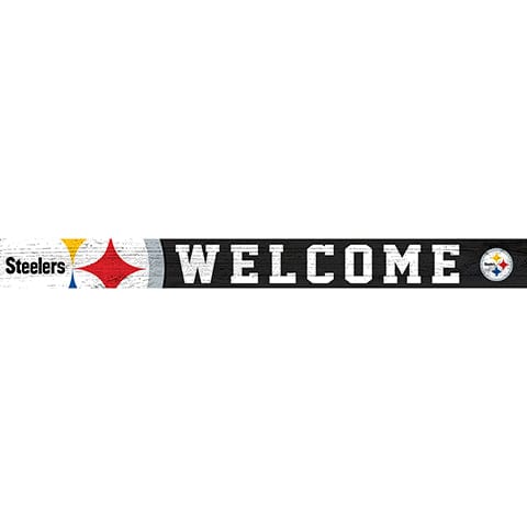 Fan Creations Strips Pittsburgh Steelers 16in. Welcome Strip