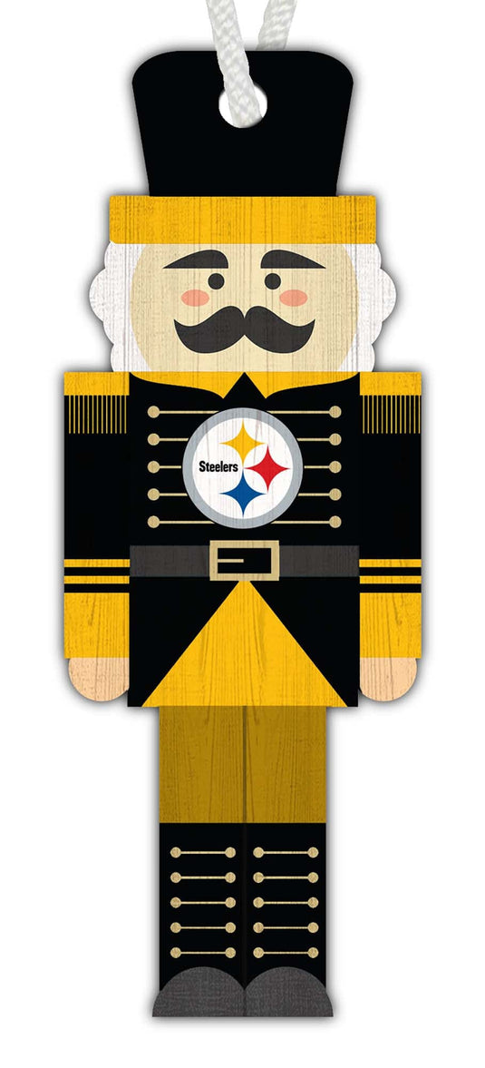 Fan Creations Holiday Home Decor Pittsburgh Steelers Nutcracker Ornament