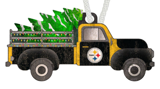 Fan Creations Holiday Home Decor Pittsburgh Steelers Truck Ornament