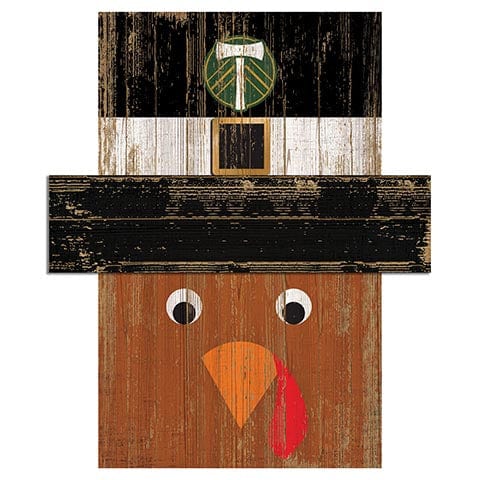 Fan Creations Large Holiday Head Portland Timbers Turkey Head
