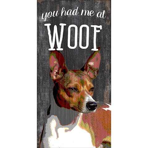 Load image into Gallery viewer, Fan Creations 6x12 Pet Rat Terrier You Had Me At Woof 6x12
