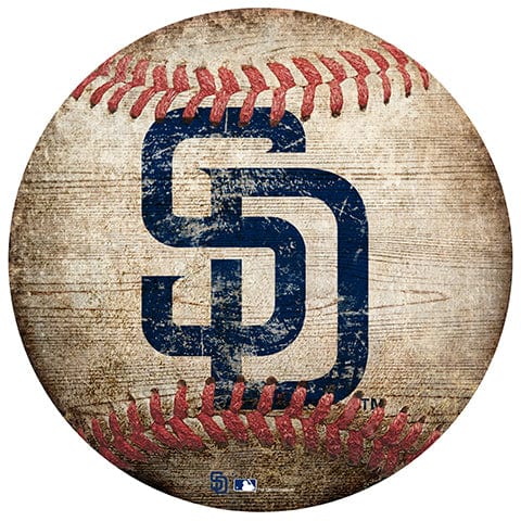 Fan Creations 12" Wall Art San Diego Padres 12" Baseball Shaped Sign