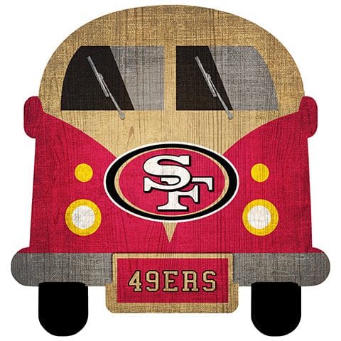 Fan Creations Team Bus San Francisco 49ers 12" Team Bus Sign