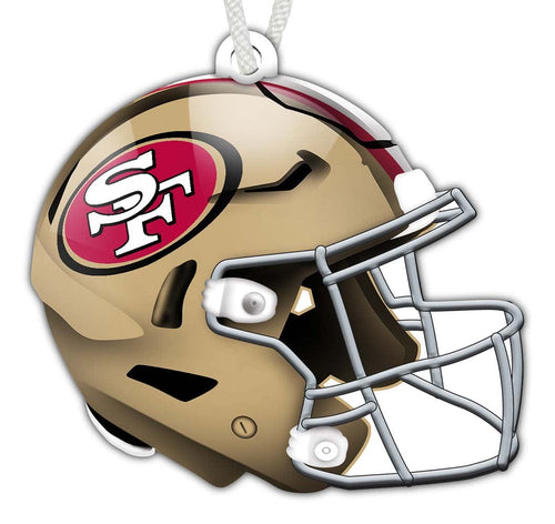 Fan Creations Holiday Home Decor San Francisco 49ers Helmet Ornament