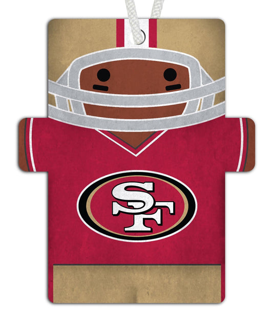 Fan Creations Holiday Home Decor San Francisco 49ers Player Ornament